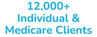 12,000+ Individual & Medicare Clients Logo